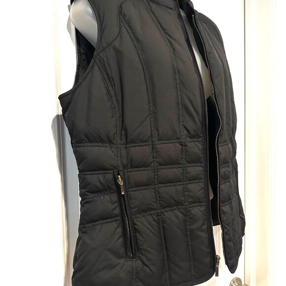 Eddie Bauer Women’s Black Goose Down Vest, Size L - Picture 5 of 15